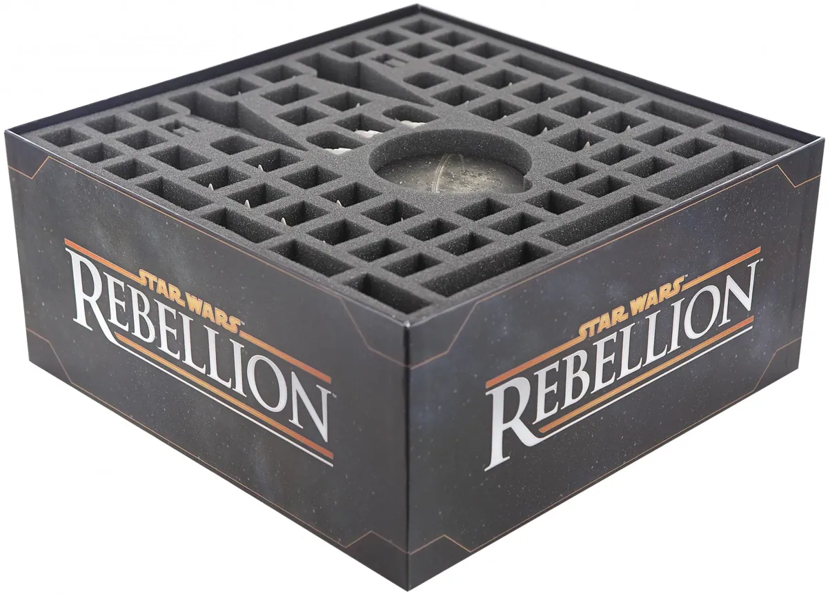 Foam tray value set for the Star Wars Rebellion board game box
