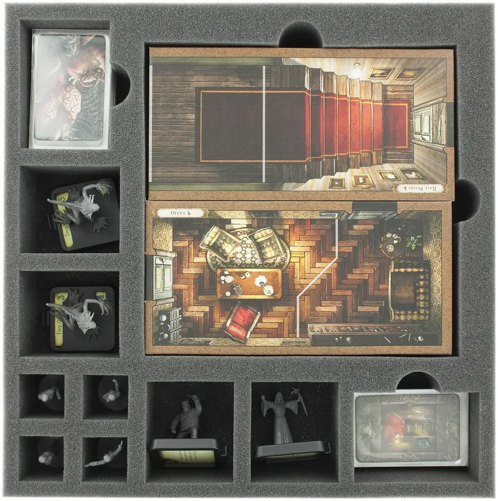 AF050VD06 50 mm foam tray for Mansions of Madness - tiles or Beyond the Threshold / Sanctum of Twilight