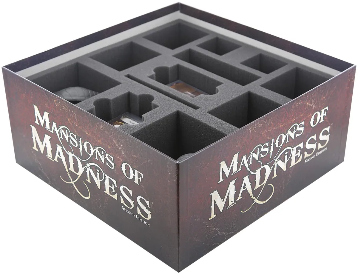 Feldherr foam tray set for Mansions of Madness Second Edition board game box