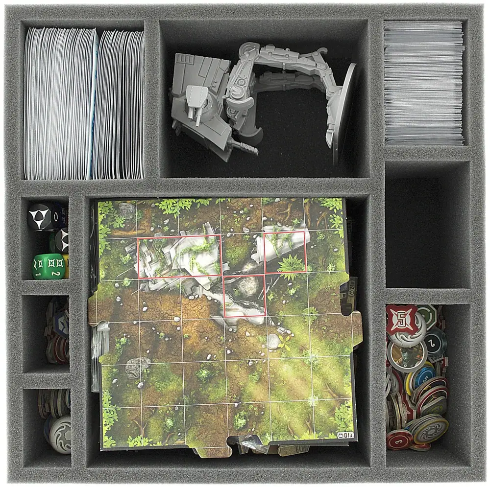 AFDA085BO 85 mm foam tray for Star Wars Imperial Assault board game box