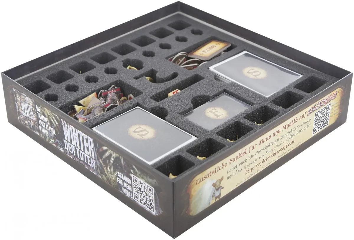 Foam tray value set for Mice and Mystics - Core Game (Sorrow and Remembrance) and Heart of Glorm expansion