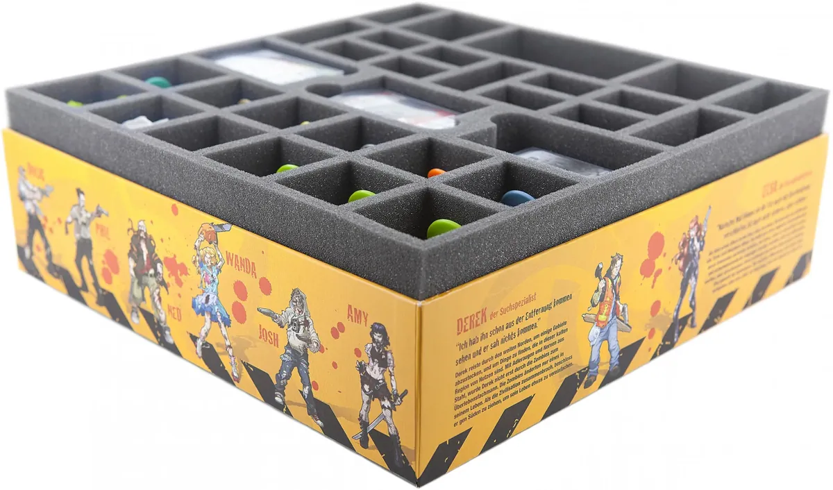 Foam tray value set for Zombicide Toxic City Mall Box