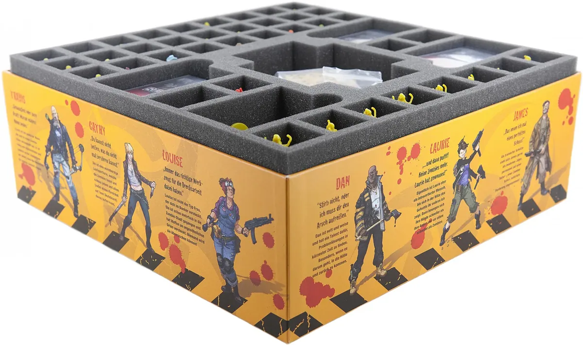 Foam tray value set for Zombicide Season 3 Rue Morgue