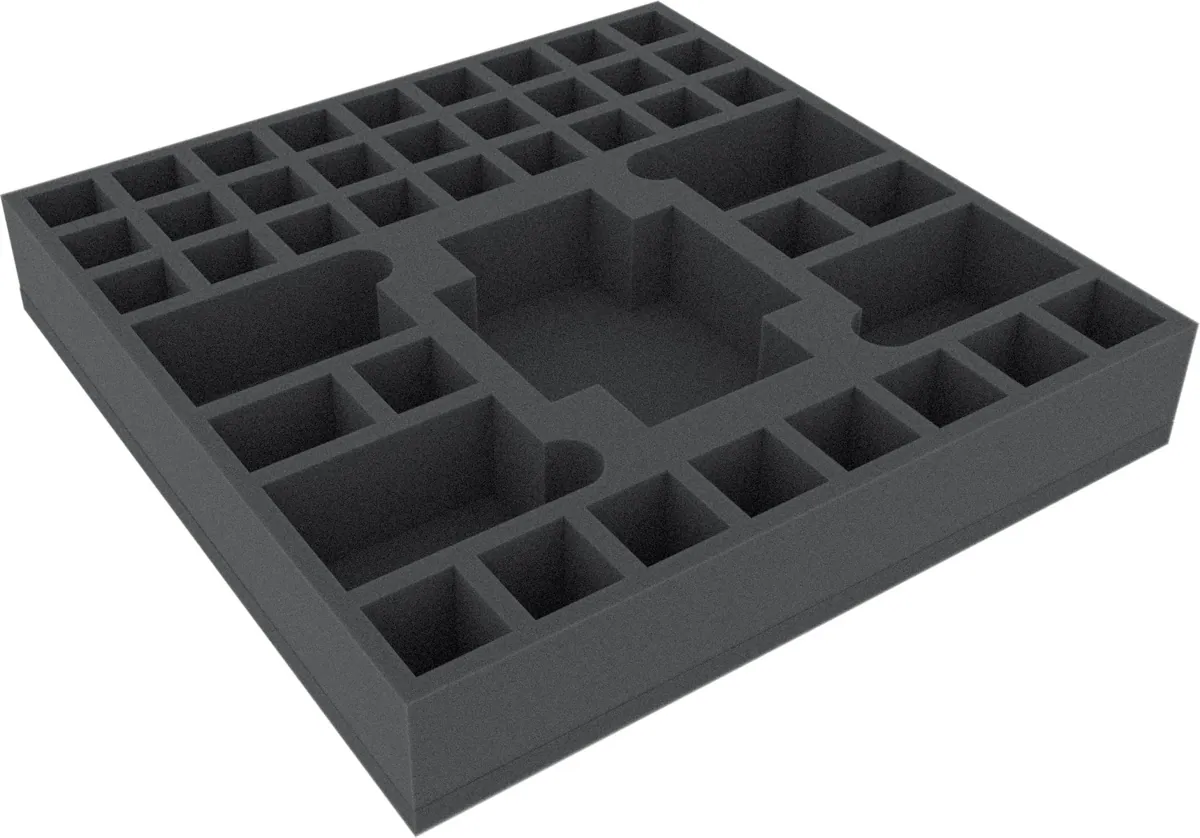 AGDK050BO 295 mm x 295 mm x 50 mm foam tray for board game boxes