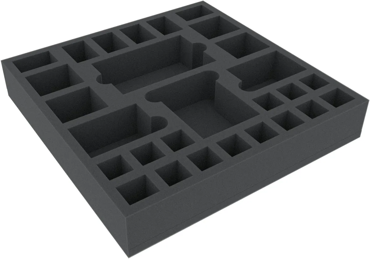 AGJJ050BO 50 mm foam tray with 28 compartments for Arcadia Quset