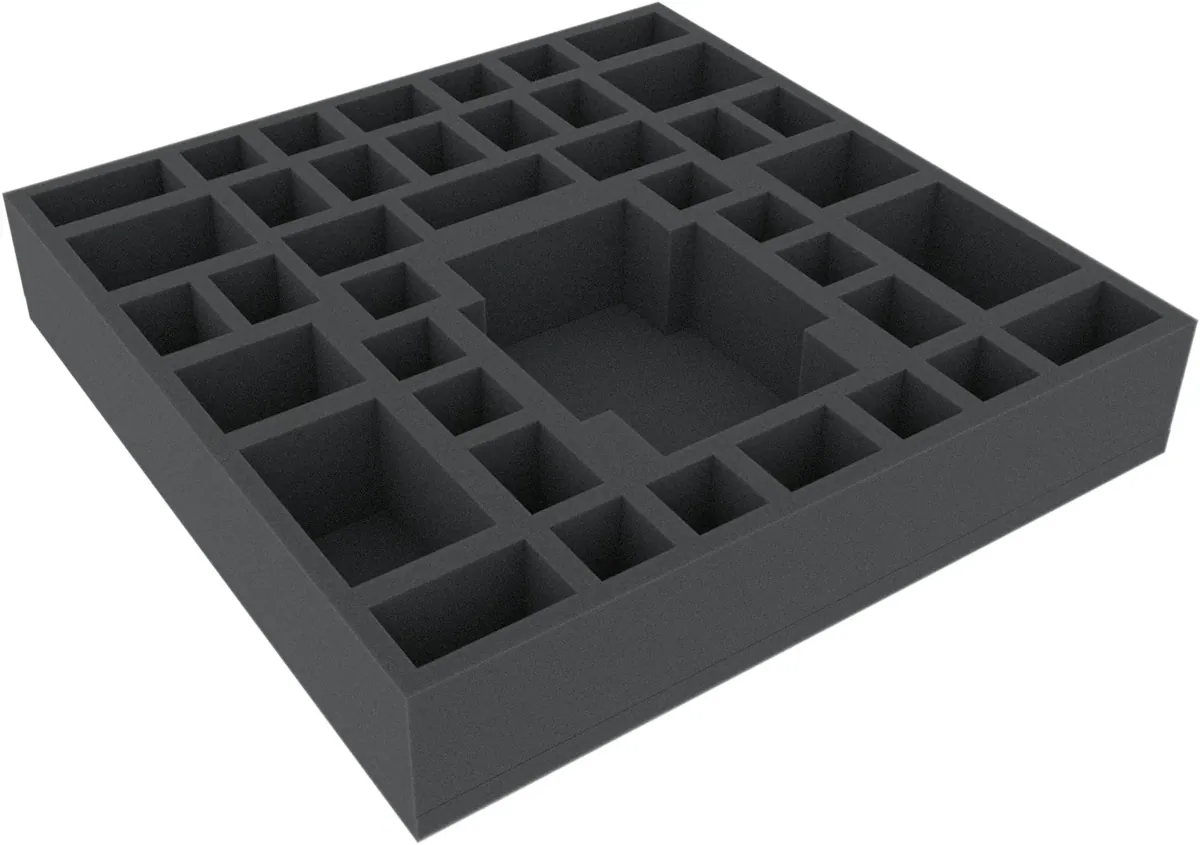 AGJK055BO 55 mm foam tray with 41 compartments for Arcadia Quset