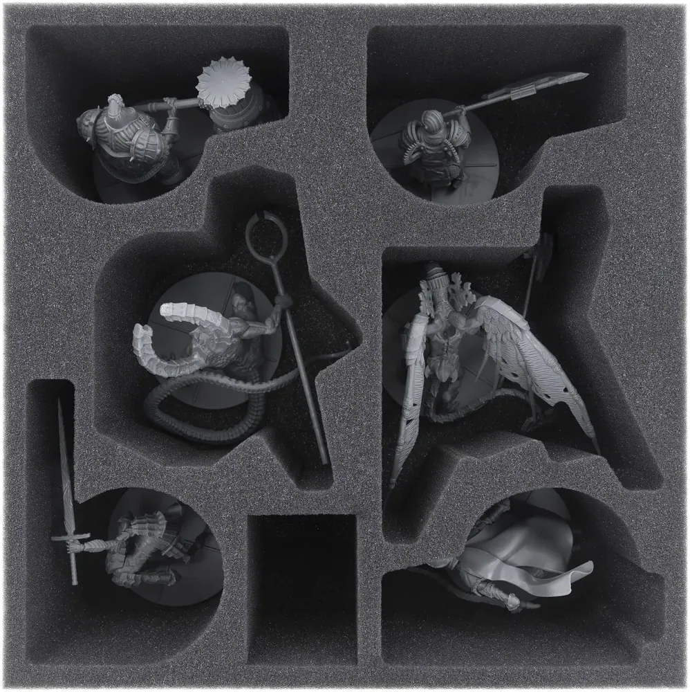 AGKA100BO 100 mm foam tray with 9 compartments for Dark Souls - The Board Game - bosses