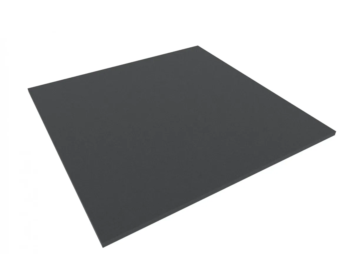 1000 mm x 1000 mm x 10 mm foam sheet