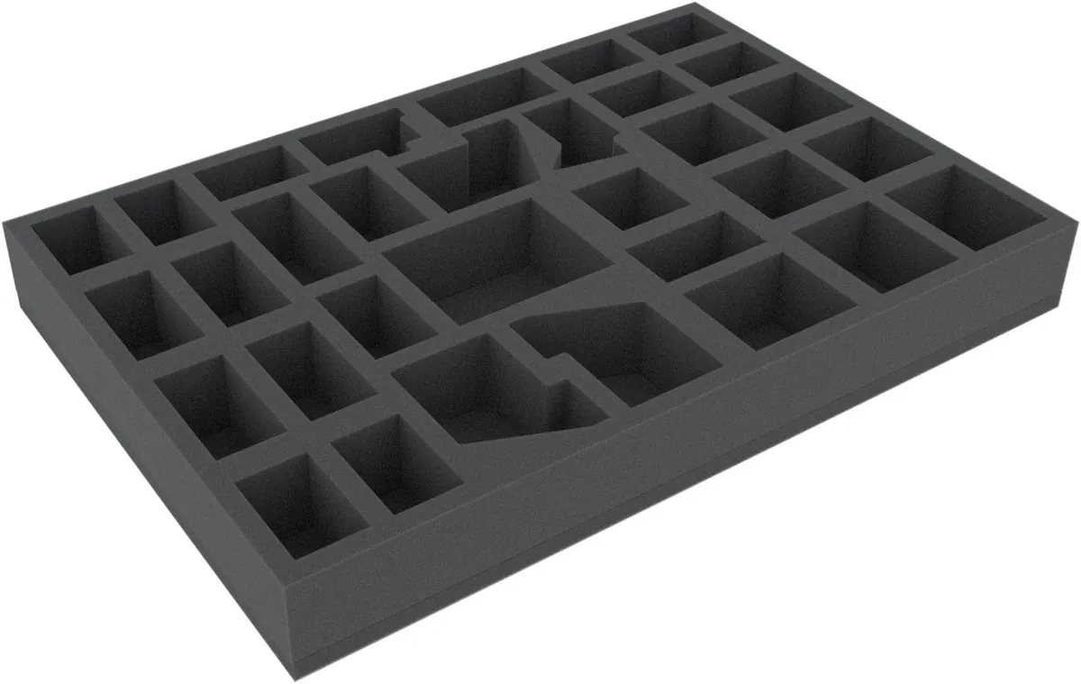 ATJS050BO 50 mm foam tray for the Warhammer Quest - Shadows Over Hammerhal board game box