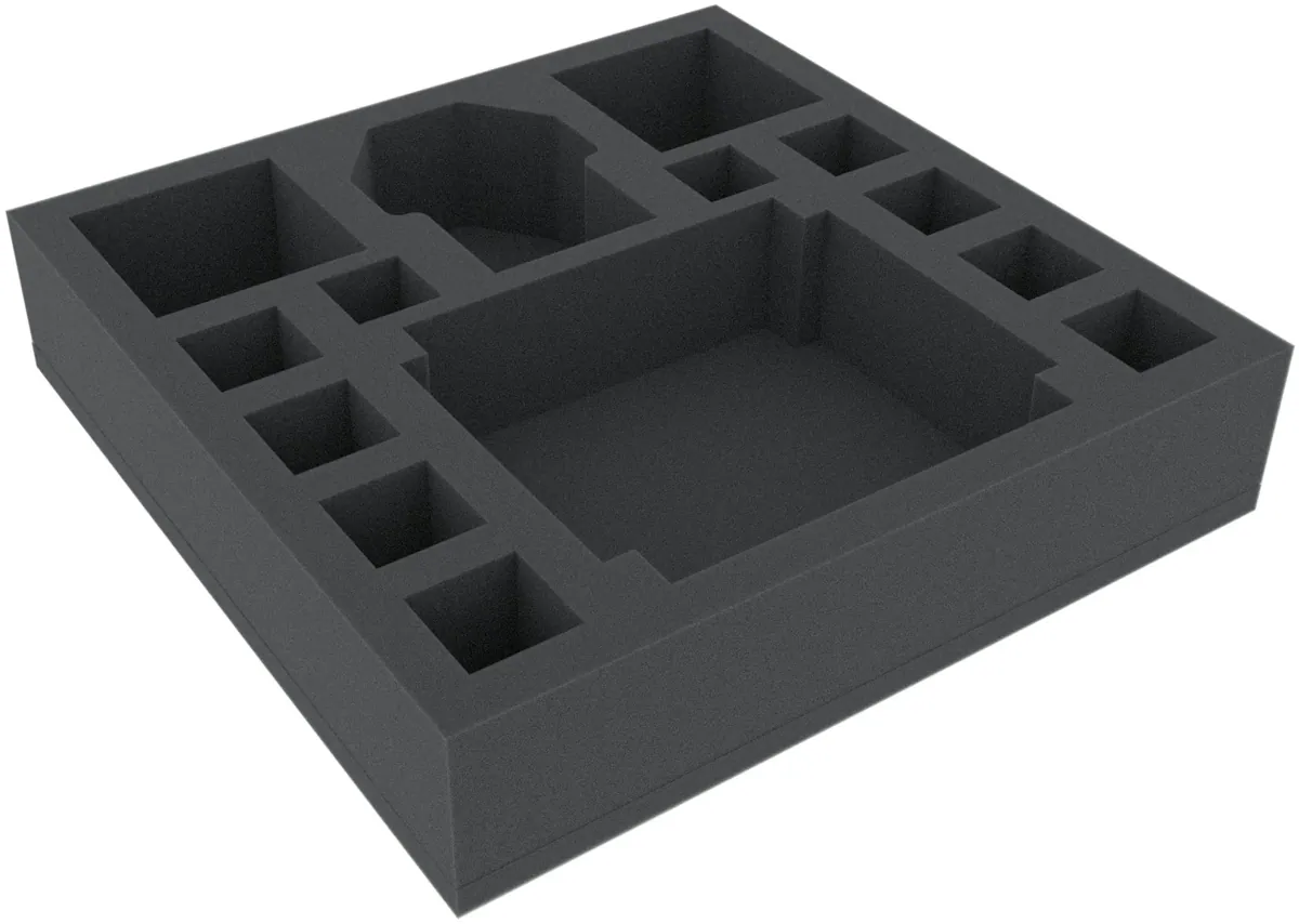 AWFP060BO 60 mm foam tray for Ghostbusters board game box with 14 compartments
