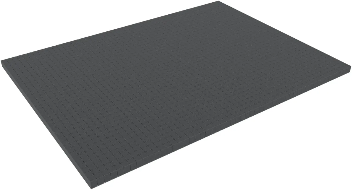 800 mm x 600 mm x 20 mm - Raster 15 mm - Pick and Pluck / Pre-Cubed foam tray