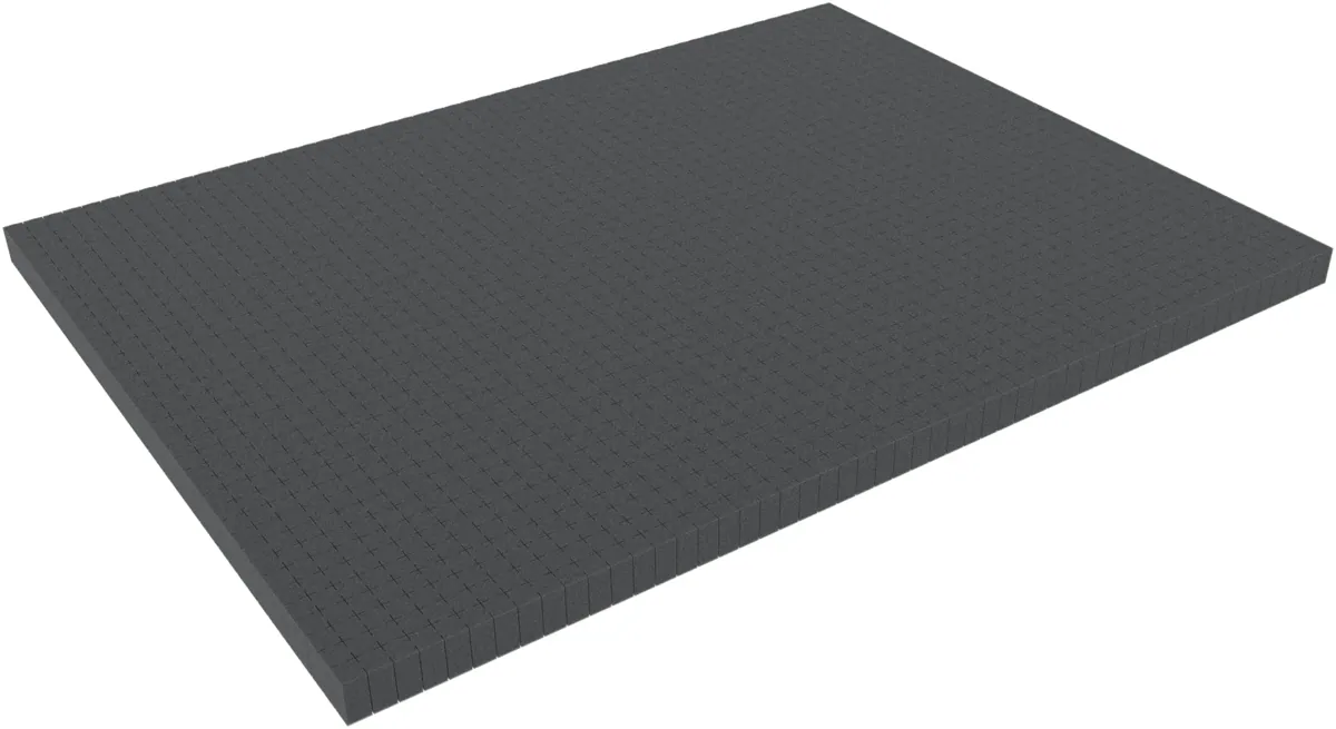 800 mm x 600 mm x 30 mm - Raster 15 mm - Pick and Pluck / Pre-Cubed foam tray