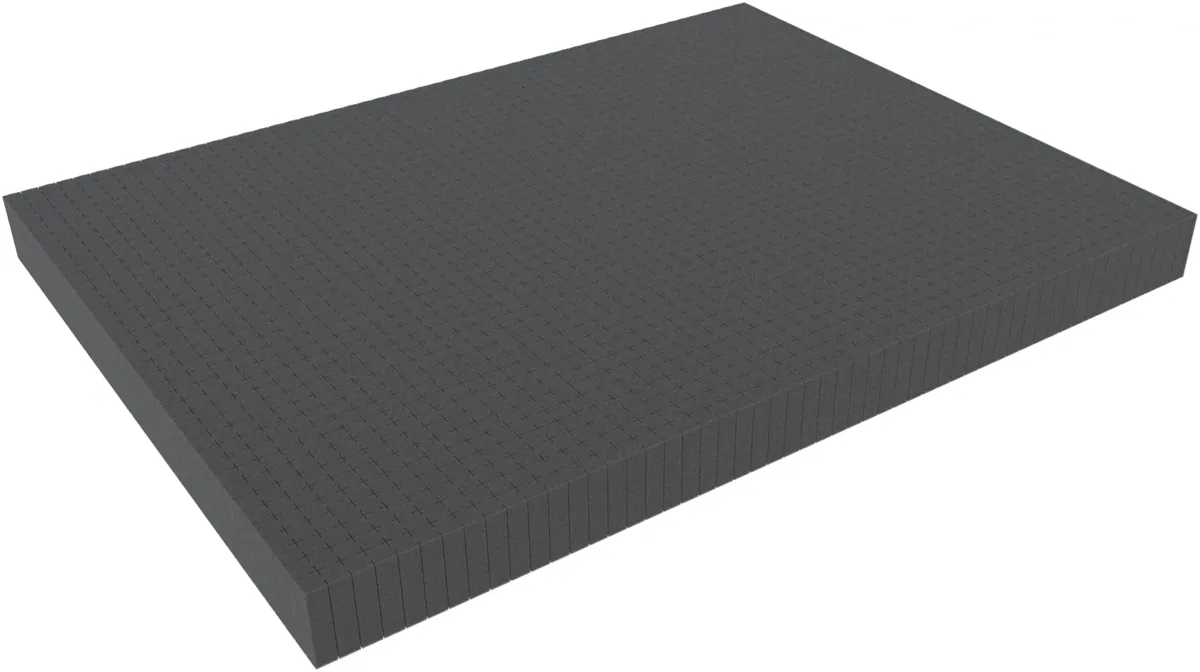 800 mm x 600 mm x 60 mm - Raster 15 mm - Pick and Pluck / Pre-Cubed foam tray