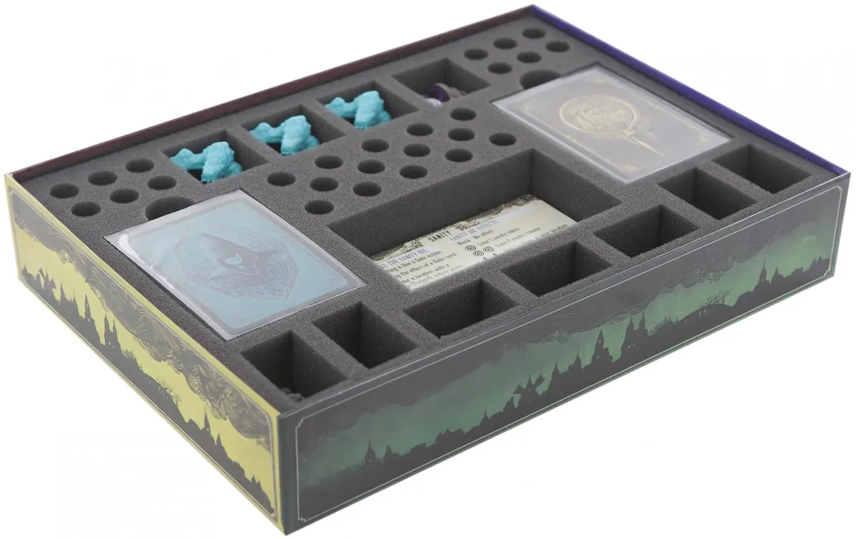 special designed foam tray for original Pandemic Cthulhu Core Box including foam-topper