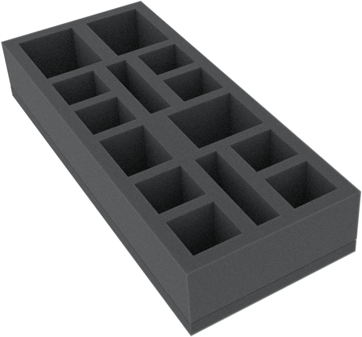 Foam tray for Scythe expansion Invaders from Afar with 14 compartments