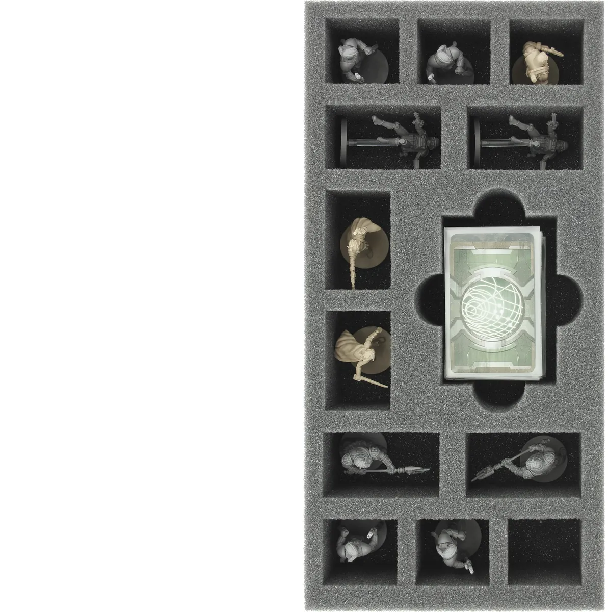 BEJH055BO 285 mm x 142,5 mm x 55 mm foam tray for Imperial Assault