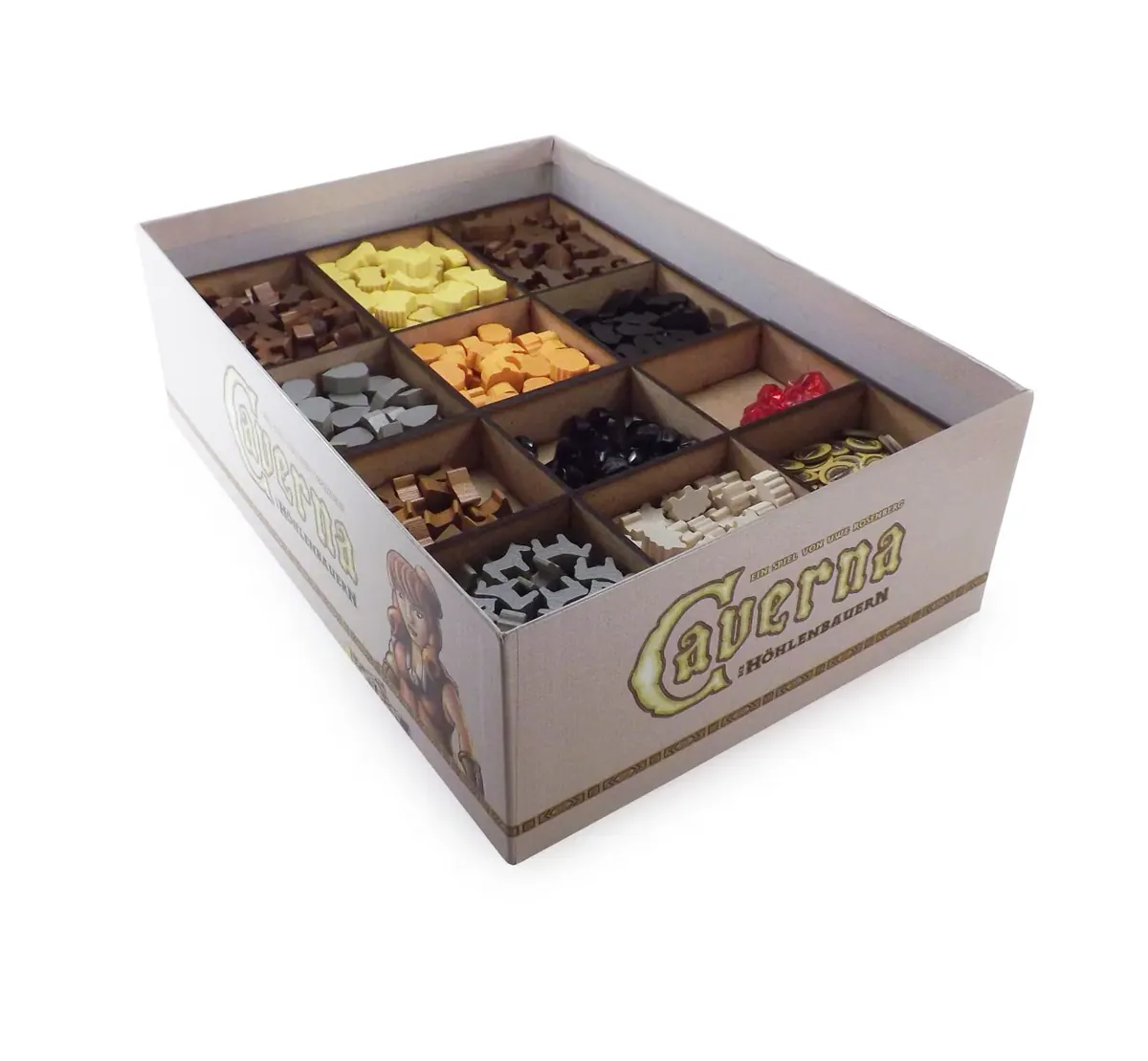 Boardgame Organizer Insert for Caverna