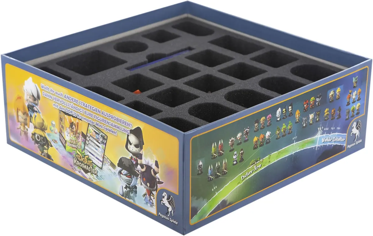 Feldherr foam tray set for Krosmaster Arena board game box