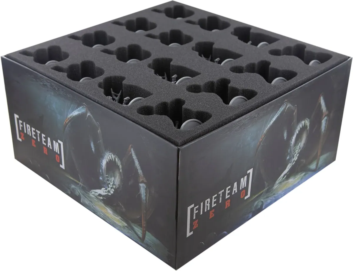 Feldherr foam tray set for Fireteam Zero board game box