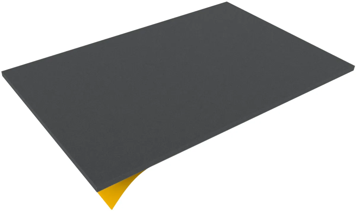 CFBA010S 540 mm x 340 mm x 10 mm foam base / foam blank - self-adhesive suitable for Auer Euroboxes 600 x 400 lid