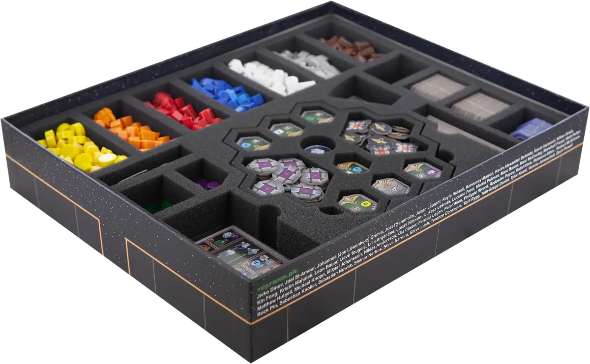 Feldherr Organizer Insert for Gaia Project - board game box