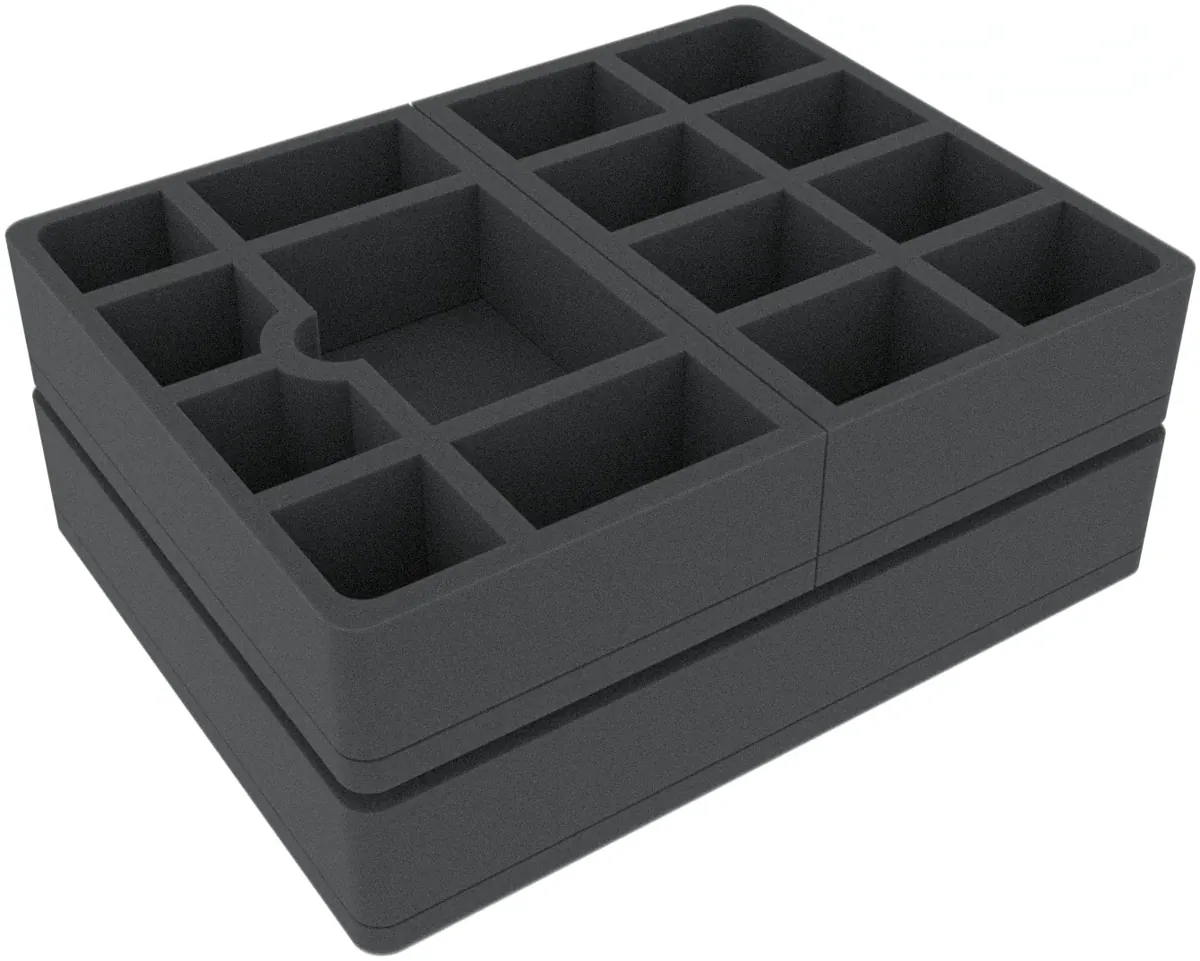 Feldherr foam set for Citadel Skirmish Figure Case - 22 Miniatures + game materials