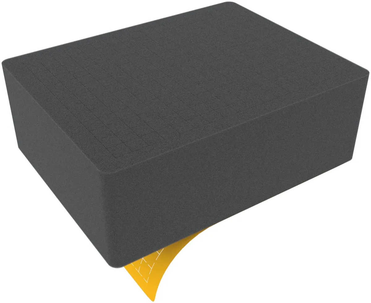 CRMEML095S 272 mm x 211 mm x 95 mm grid foam cube foam - grid width 14 mm self-adhesive