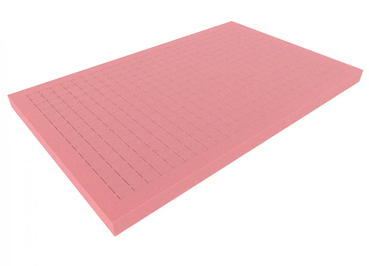 DS025RESD double-size Raster Foam Tray 25 mm - electrostatic dissipative