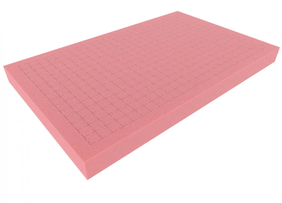 DS040RESD double-size Raster Foam Tray 40 mm - electrostatic dissipative