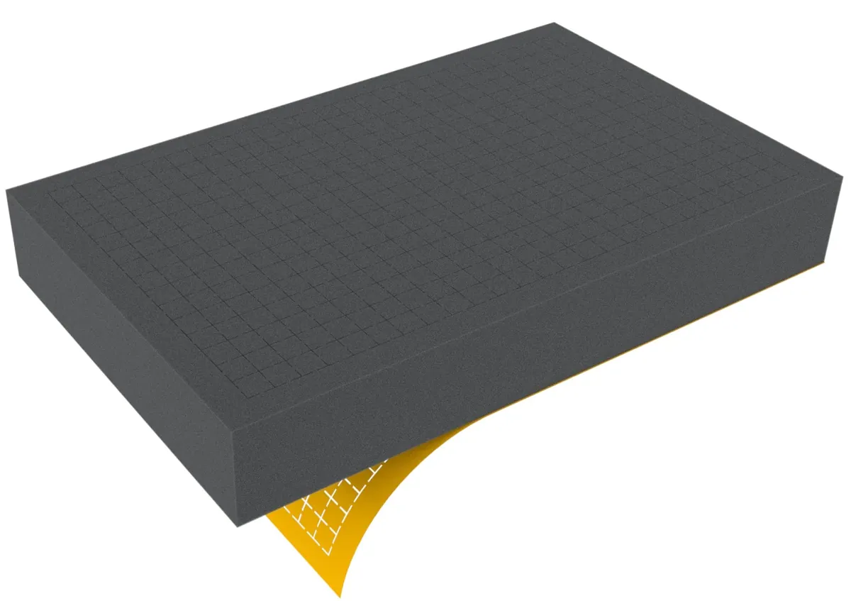DS080RS 80 mm Double-Size Pick And Pluck foam tray self-adhesive