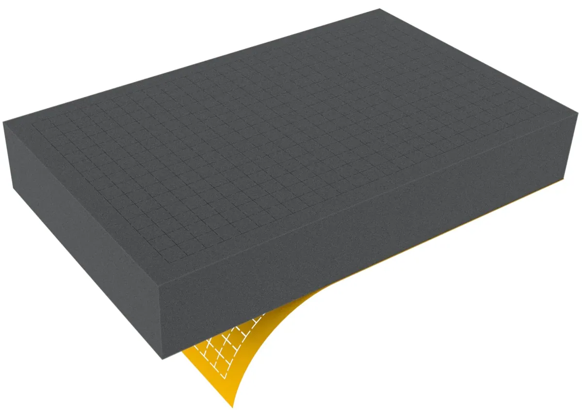 DS090RS 90 mm Double-Size Pick And Pluck foam tray self-adhesive
