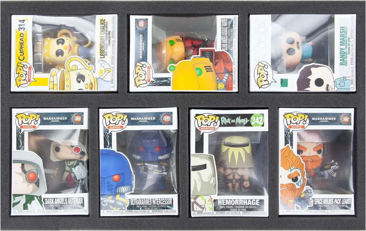 DS100A001 Feldherr foam tray for Funko POP! - 7 figures in box