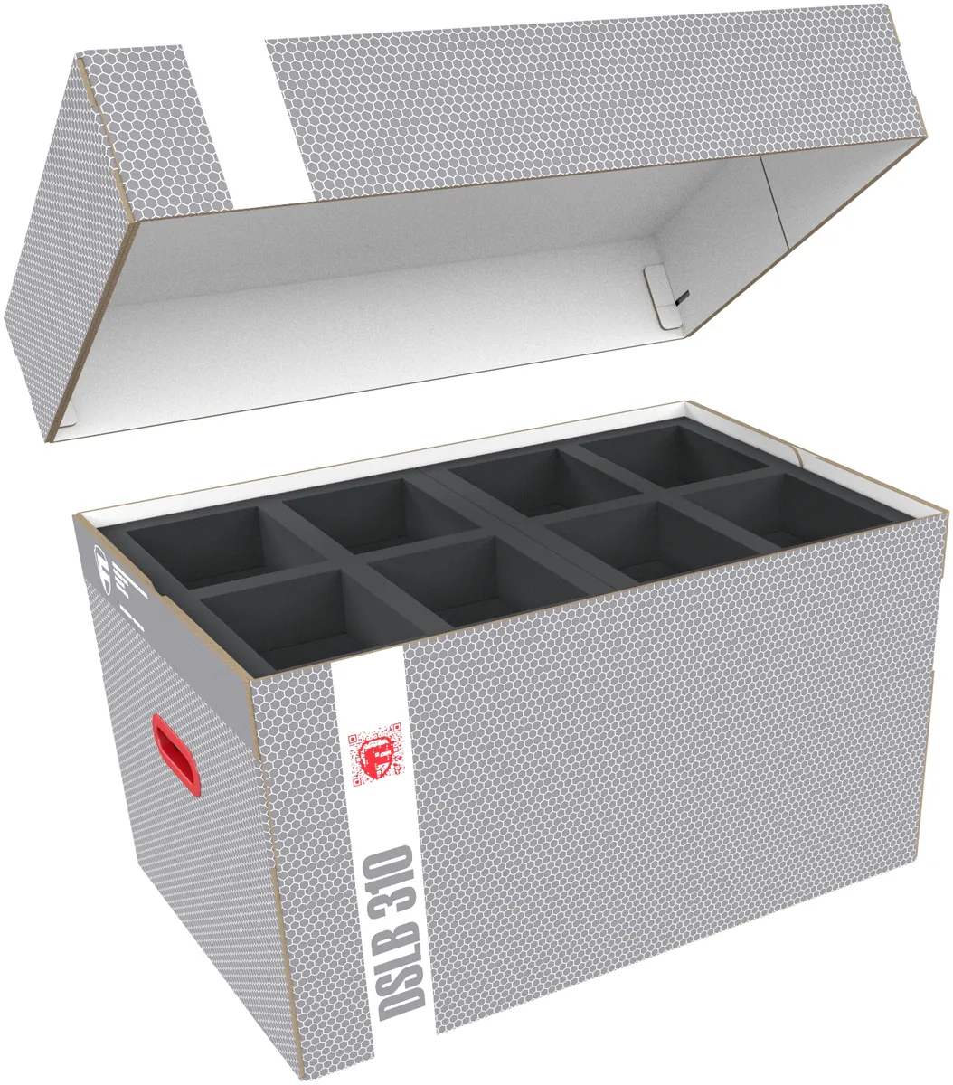 Feldherr Storage Box DSLB310 for Masters of the Universe action figures - 40 compartments