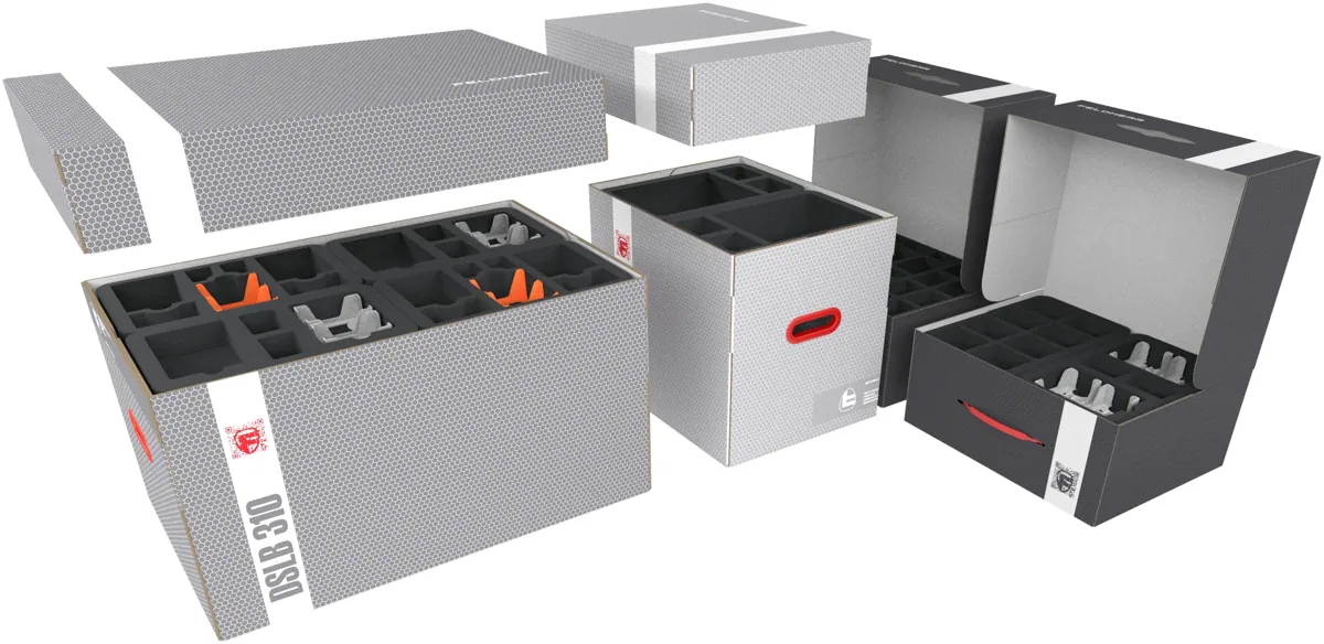 Feldherr Storage Box Set with 1x DSLB310 + 1x FSLB310 + 2x FSLB150 for Massive Darkness 2