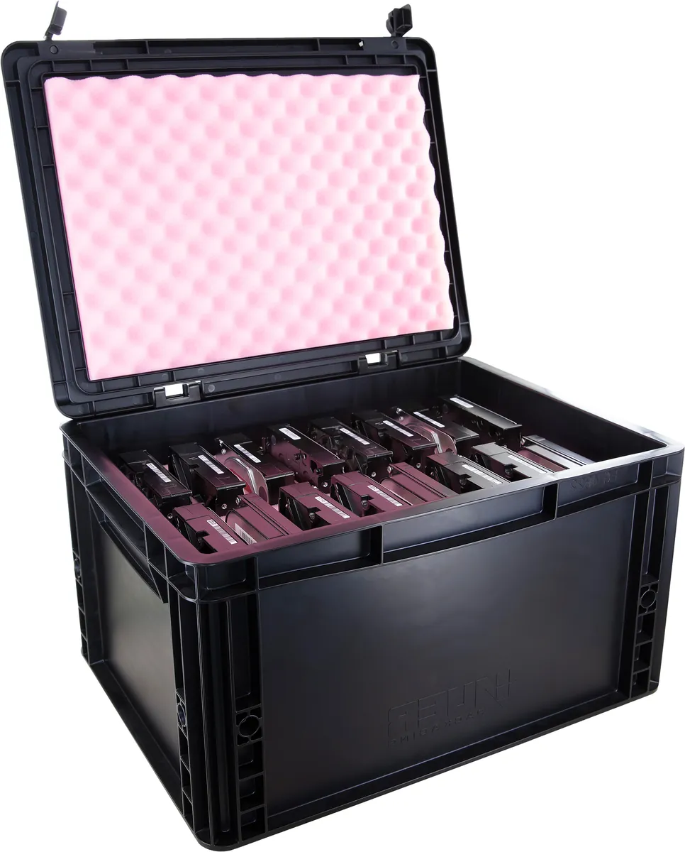 Feldherr ESD foam set + Euro Box for 3.5'' hard drives - 16 compartments