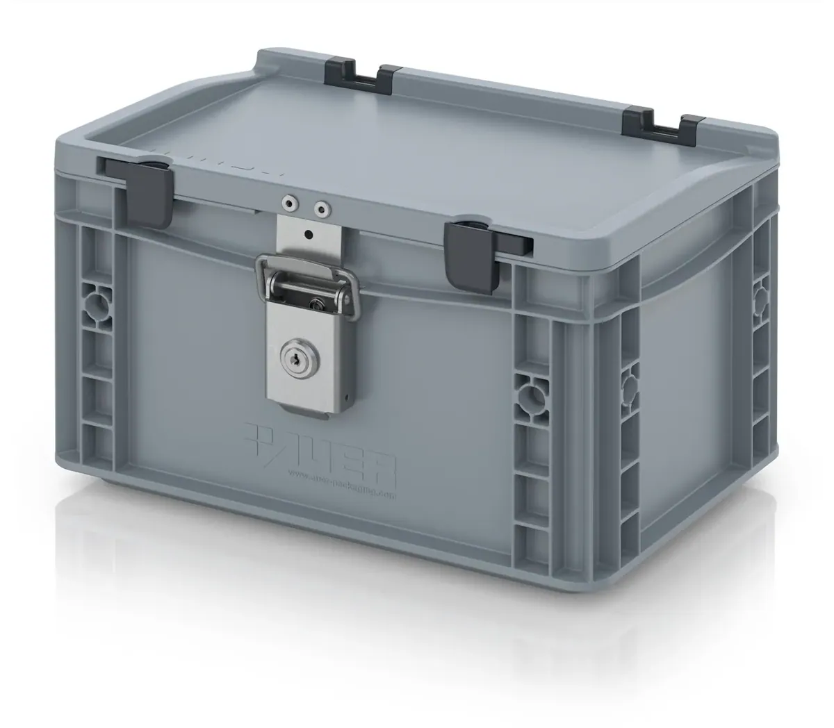 ED 32/17 HG 1S Euro container / Euro box with hinged lid, lockable