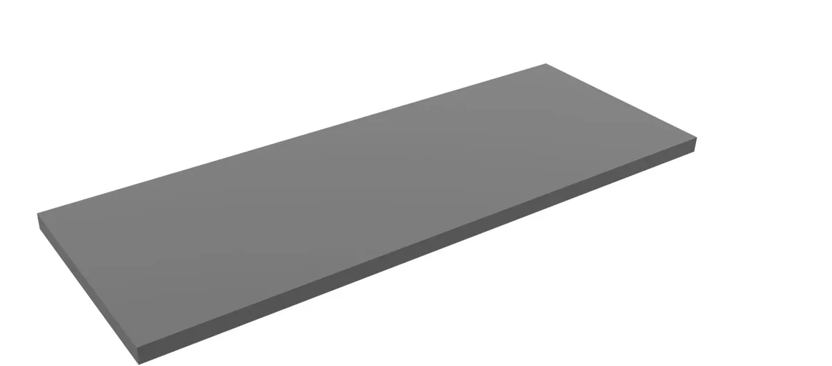 1100 mm x 400 mm x 30 mm PE rigid foam sheet / polyethylene foam mat