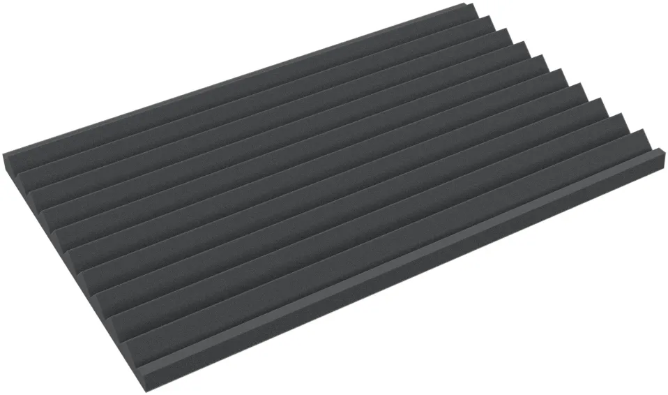 EUMEWC040 560 mm x 360 mm x 28 mm Feldherr zig-zag pattern foam tray for Euro Container 60 x 40