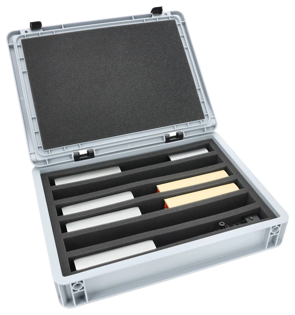 Feldherr Eurobox 40 x 30 cm Set for model railway - H0e scale - 6 compartments - foam insert for upright storage