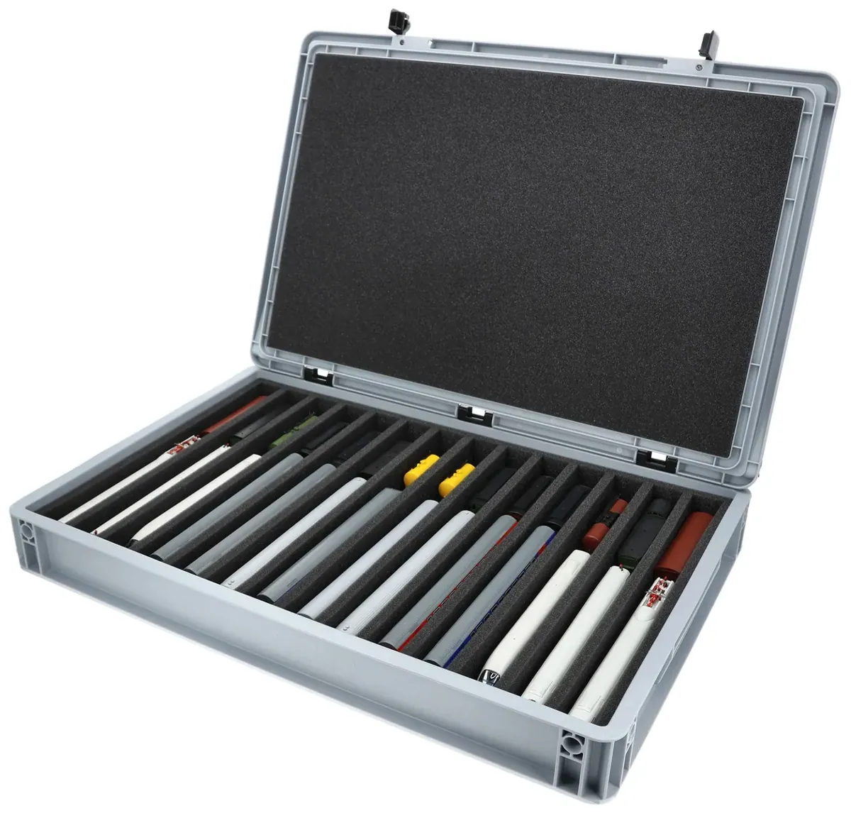 Feldherr Eurobox 60 x 40 cm Set for model railway - TT scale - 14 compartments - foam insert for upright storage