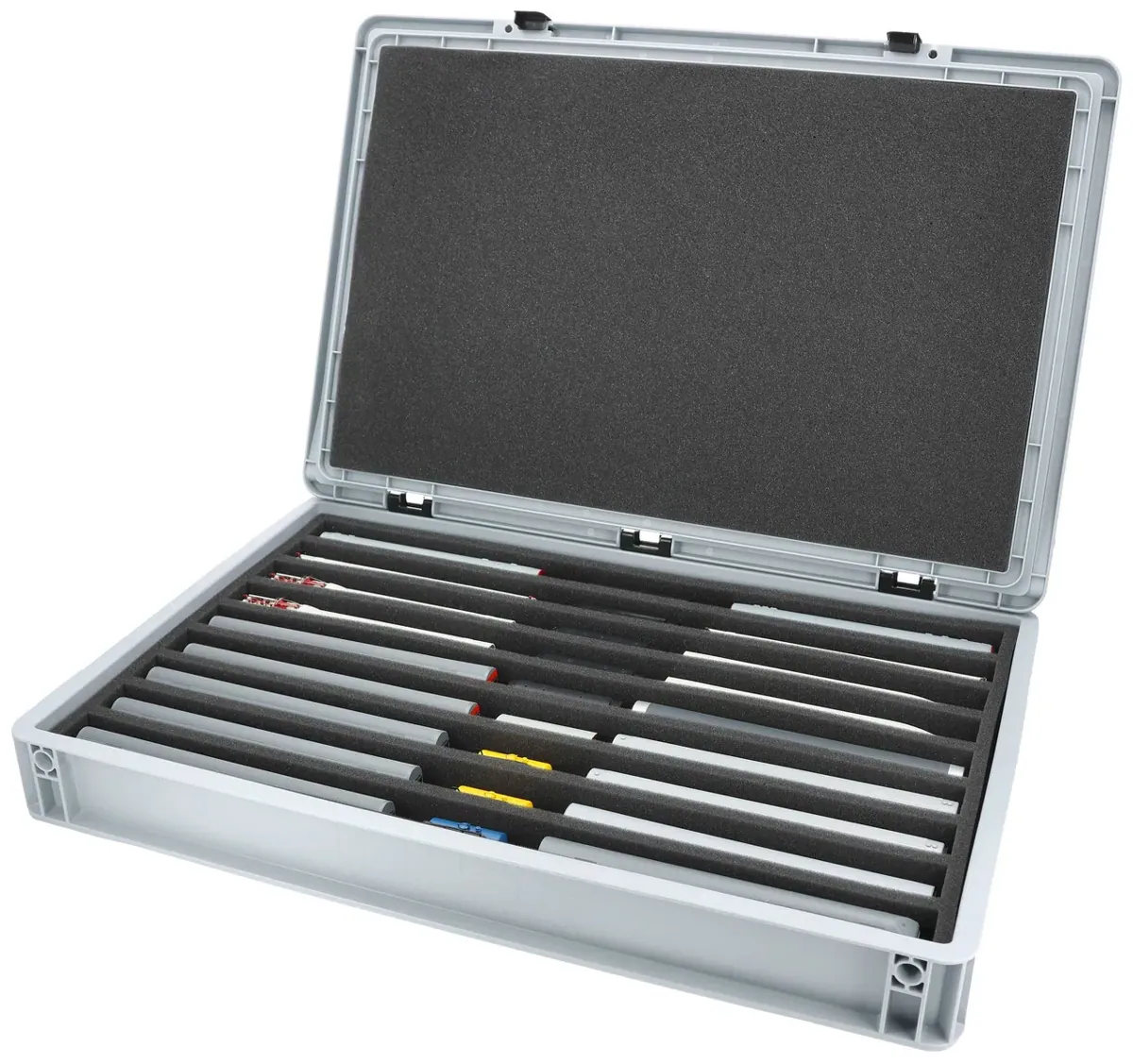 Feldherr Eurobox 60 x 40 cm Set for model railway - TT scale - 9 compartments - foam insert for upright storage
