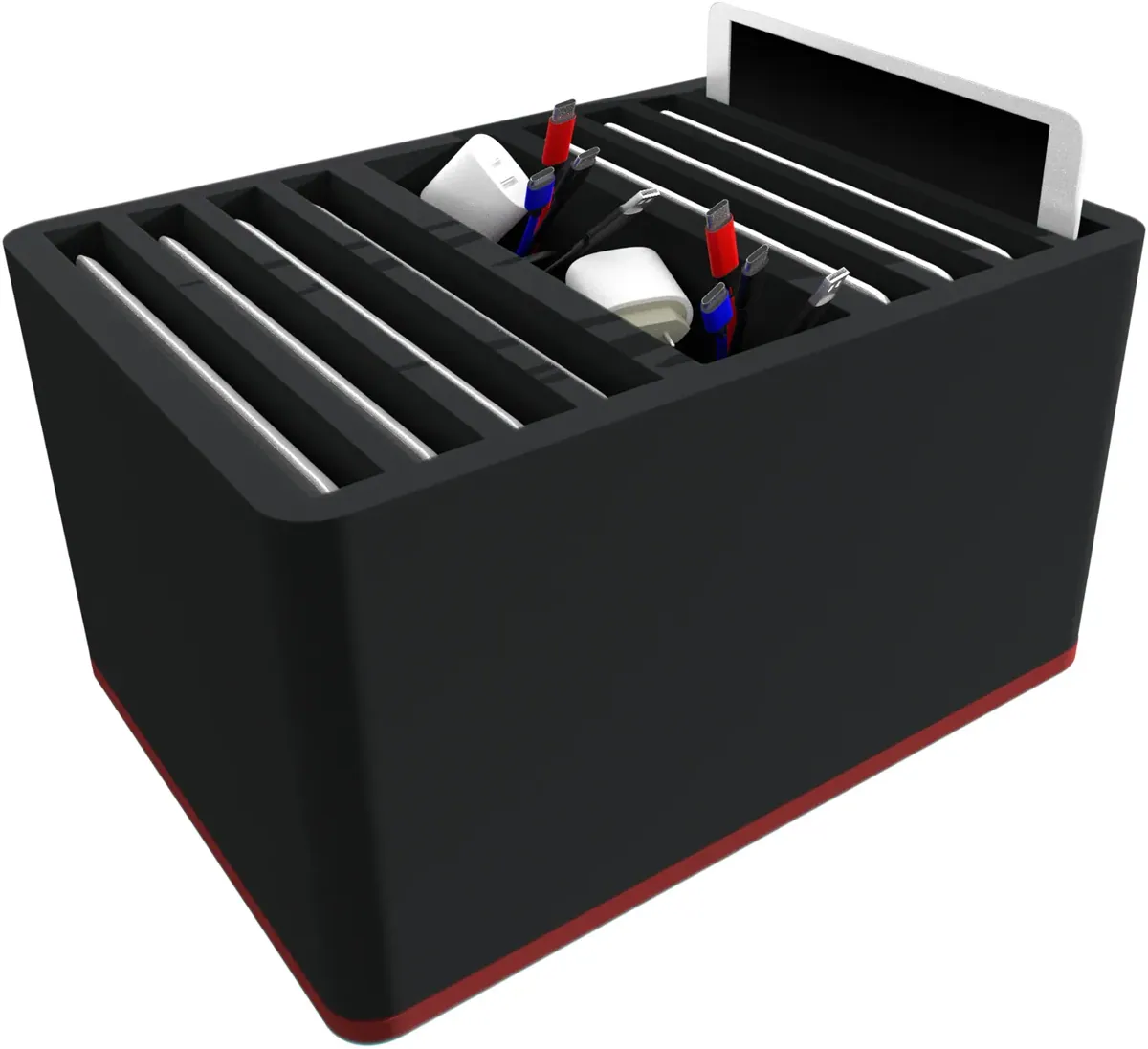 FDMEZV200BO-PE rigid hard foam inlay for 8 tablet computers