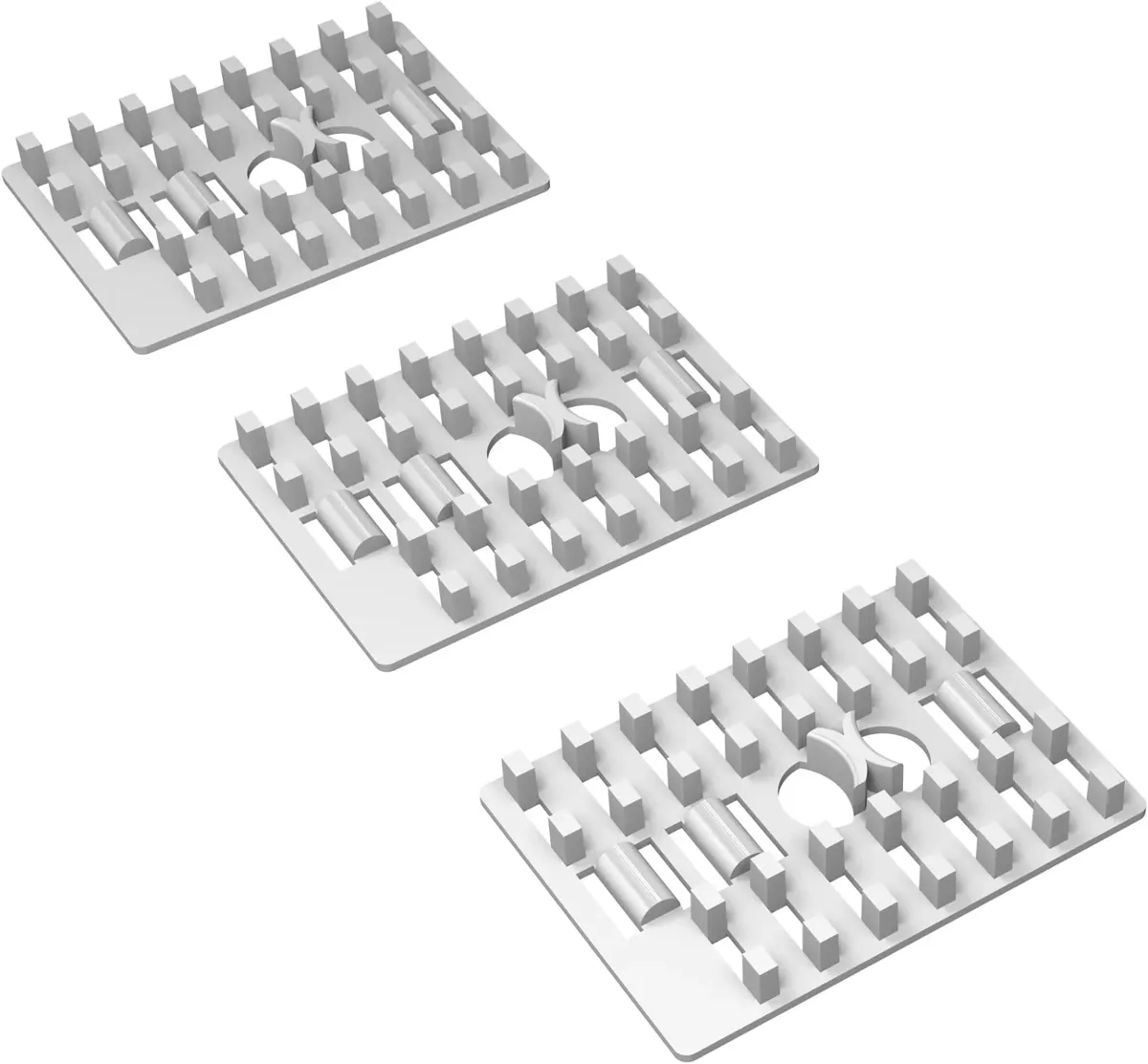 3 pcs Feldherr figure tray set for Ticket to Ride