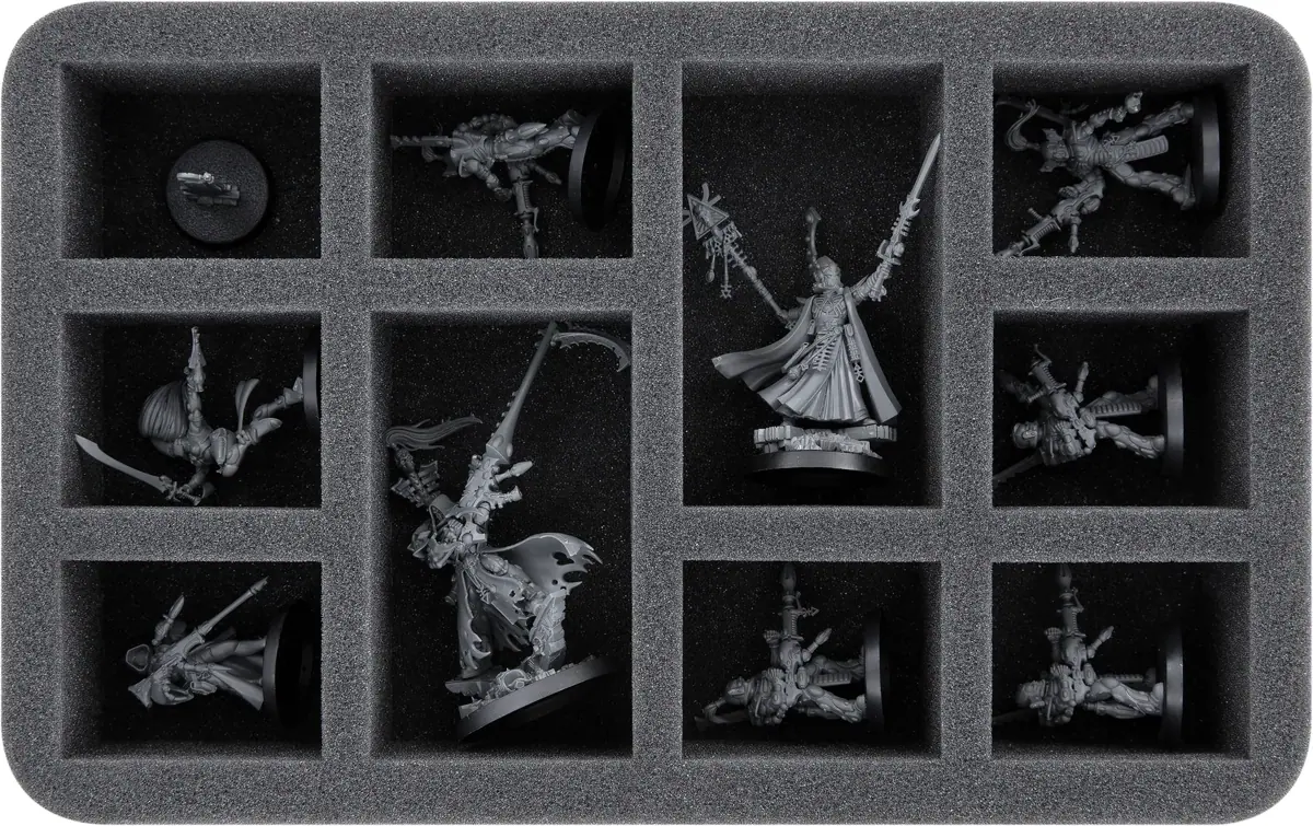 HS050A098 Feldherr foam tray for Aeldari - 10 compartments