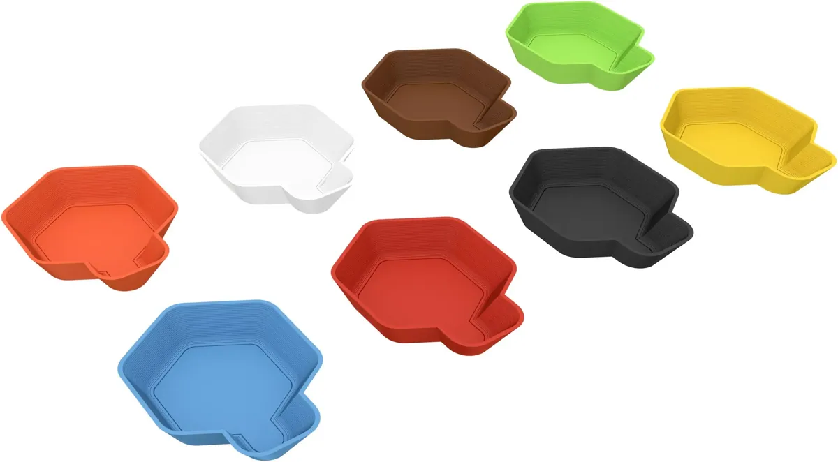 8 pcs value set Feldherr token trays SHELL XL