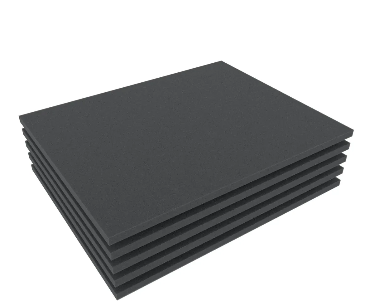 FS010B5 5 pcs. Set 10 mm Figure Foam Tray full-size Bottom / Topper