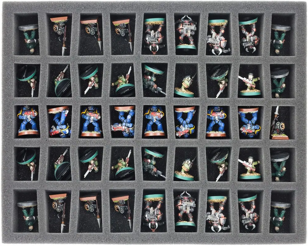 Full-size Figure Foam Tray with 45 slots for The Walking Dead