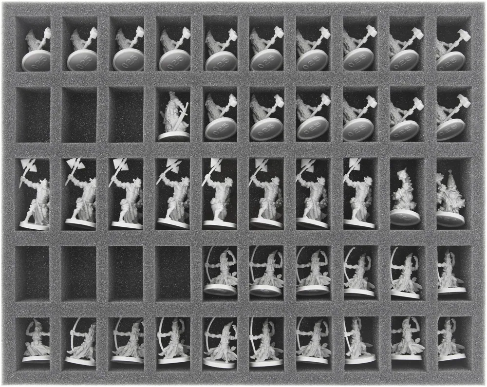 FS035MD08 35 mm full-size foam tray with 50 slots for massive darkness