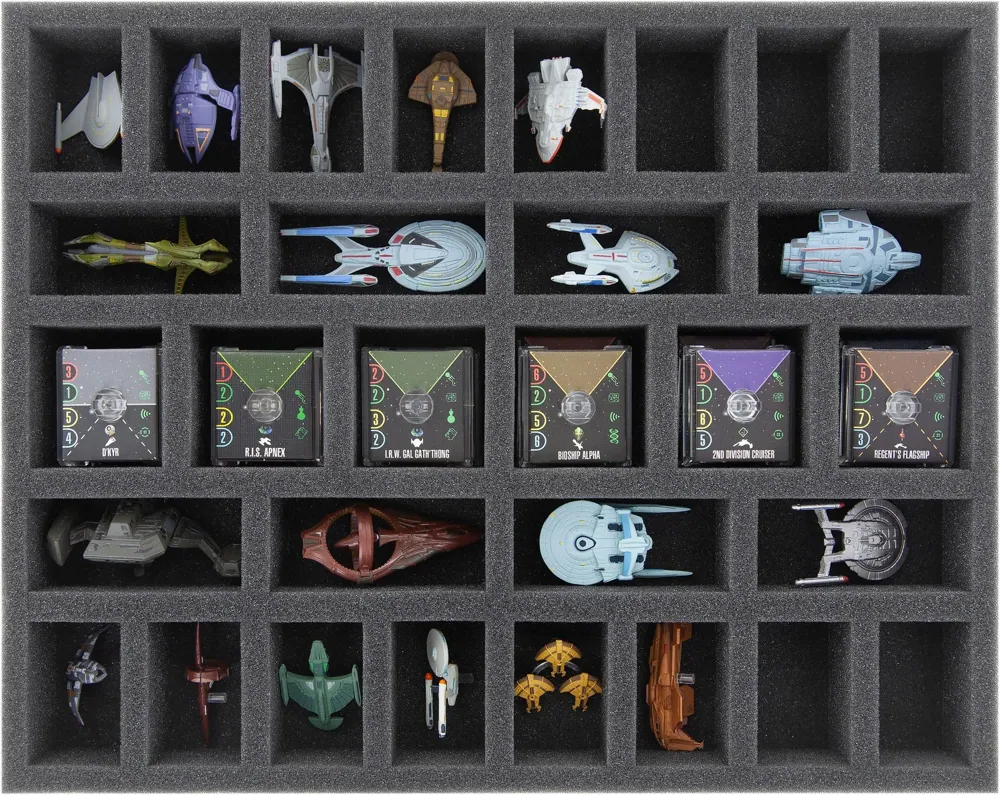 FS040A004 foam tray for Star Trek Attack Wing - 30 compartments