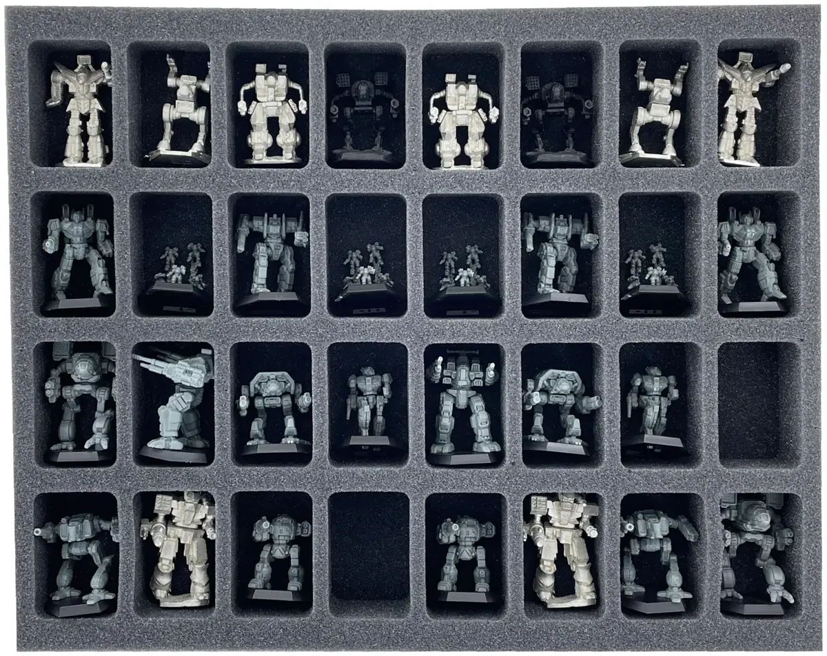FS040A028 Feldherr foam tray for Battletech - 32 Mechs